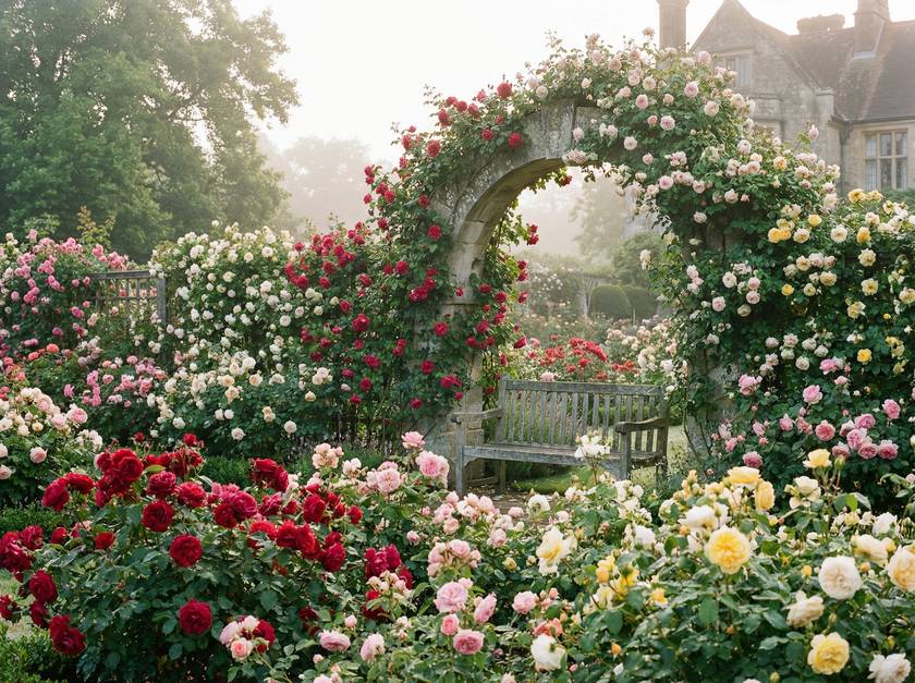 海角社区庄园玫瑰花园视频